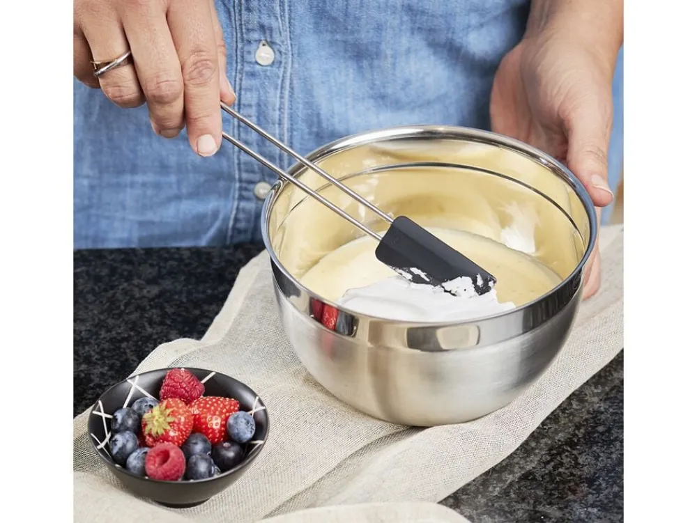 Spatel/dejskraber smal 20 cm Stål/Sort>Rösle Hot