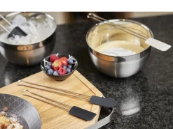 Spatel/dejskraber smal 26 cm Stål/Hvid>Rösle Best