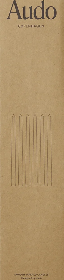 Spire Smooth Tapered Candle, H38, I>Audo Copenhagen Sale