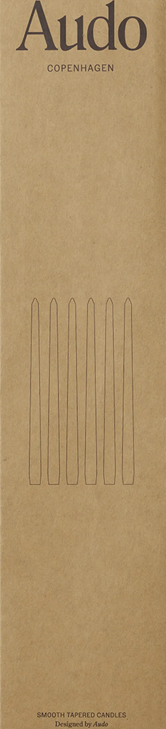 Spire Smooth Tapered Candle, H38, I>Audo Copenhagen Sale