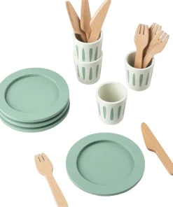 Spisesæt til 4, træ><noscript><img width=