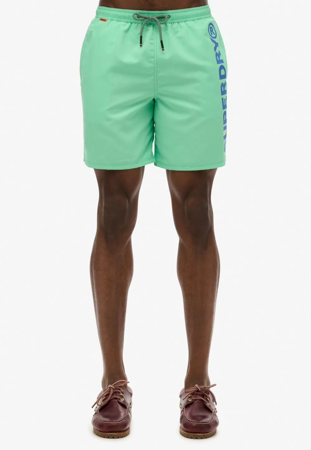 Superdry SPORT GRAPHIC 17 SWIM SHORT Spring bud green Best