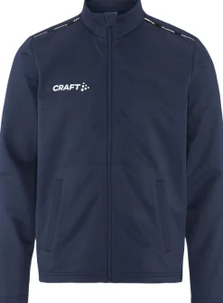 Craft Squad Go Full Zip Trænings Trøje Blå Clearance