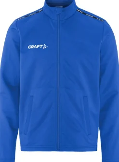 Craft Squad Go Full Zip Trænings Trøje Blå New