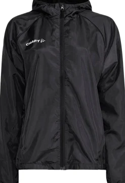 Craft Squad Vindtæt Løbejakke Sort