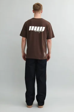 Squares short sleeve t-shirt Organic>Barfod Clearance