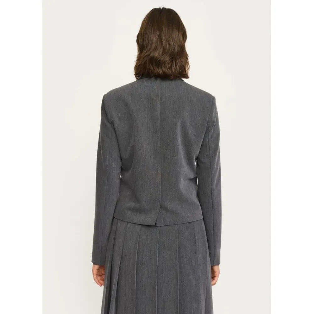 Soft Rebels SREster Blazer Charcoal melange