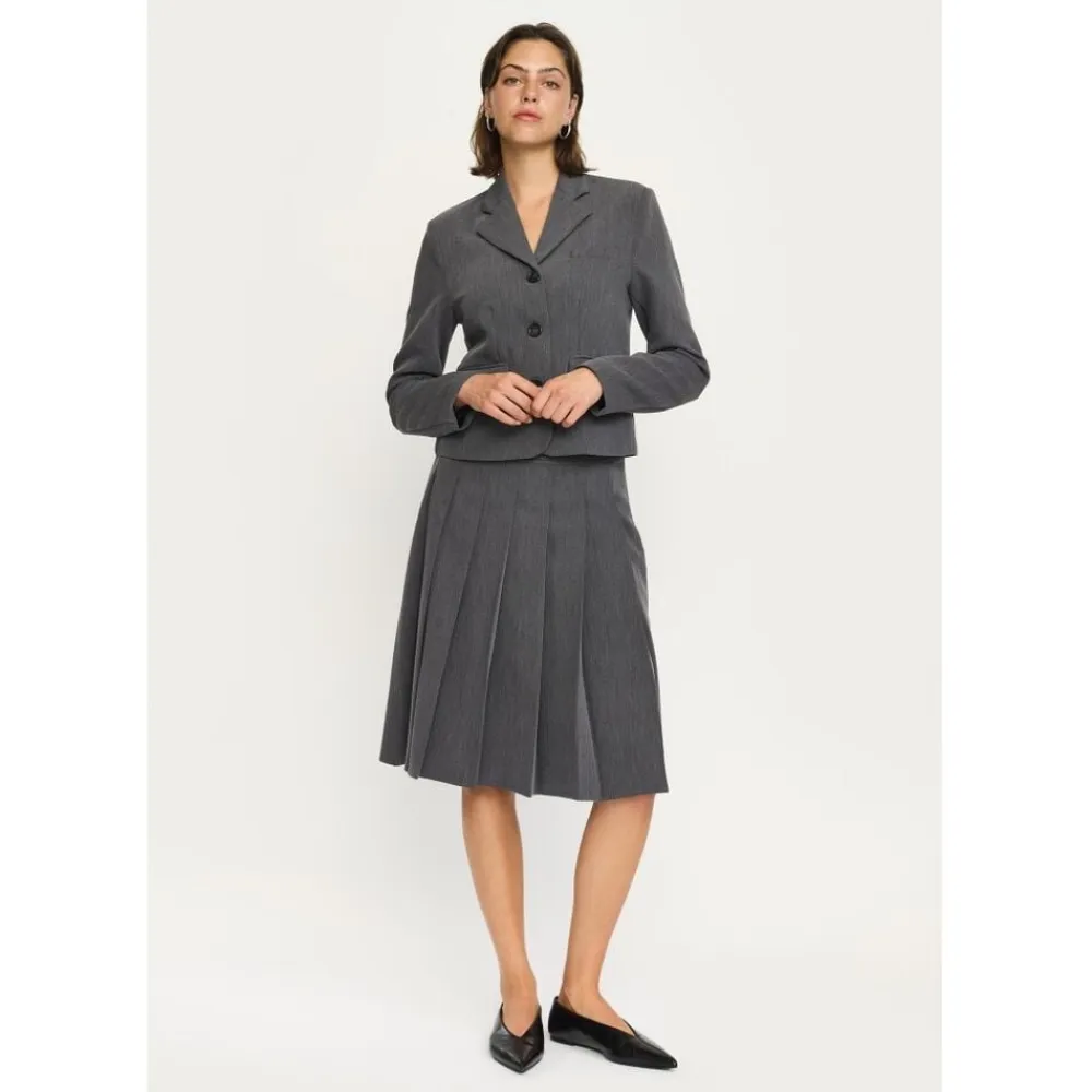 Soft Rebels SREster Blazer Charcoal melange