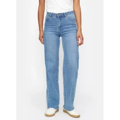 Soft Rebels SRWilla Midwaist wide jeans True blue