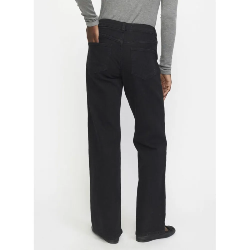 Soft Rebels SRWilla Midwaist Wide Jeans Black