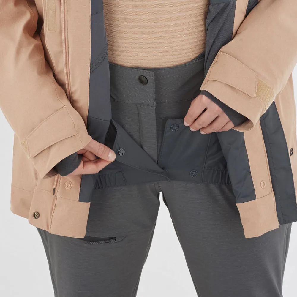 Dame Salomon Stance Cargo skijakke