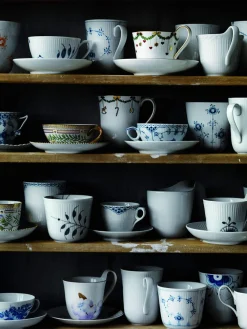 Royal Copenhagen Star Fluted Cup and Saucer 27cl