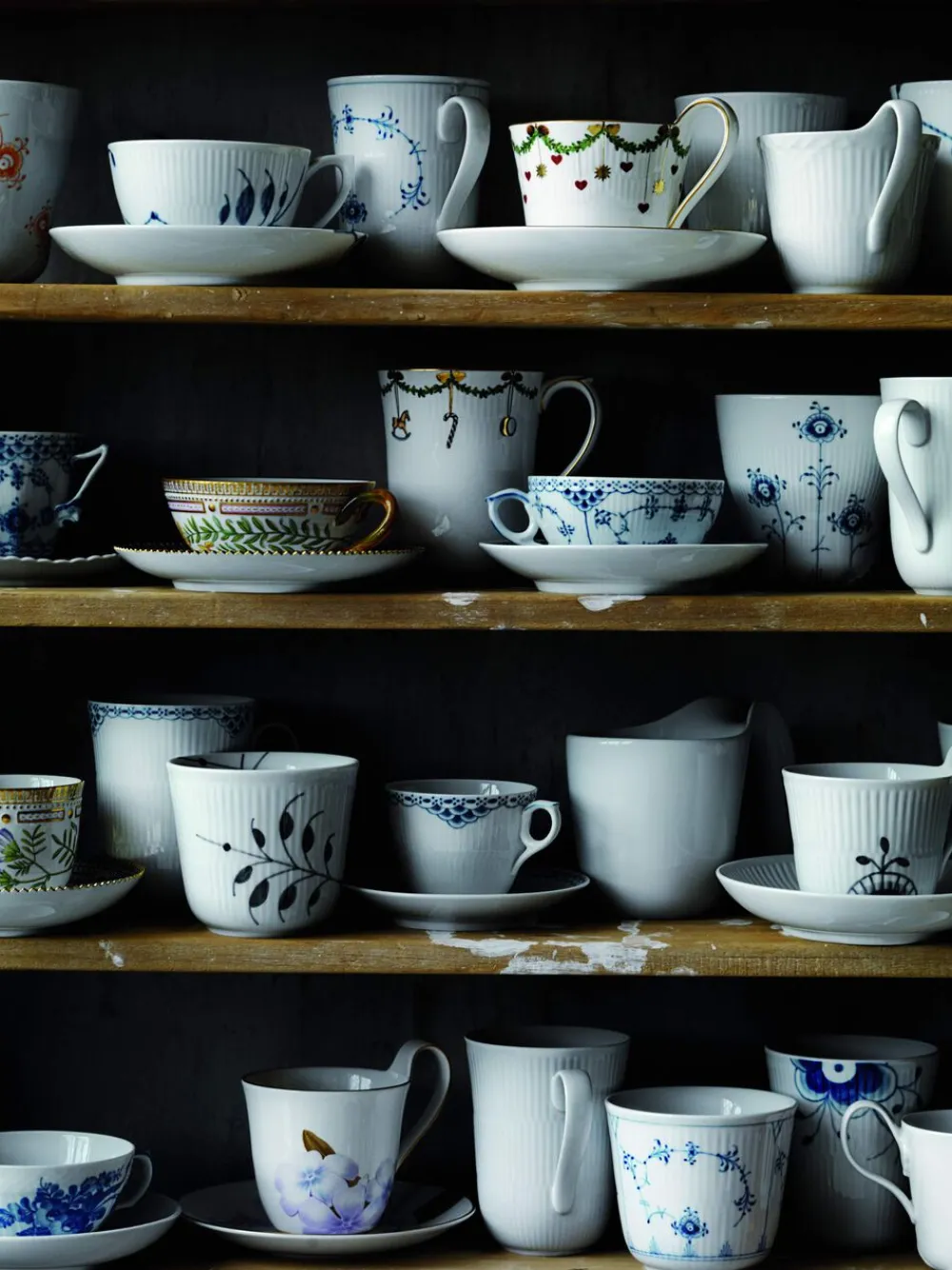 Royal Copenhagen Star Fluted Cup and Saucer 27cl