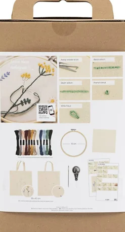Børn Creativ Company Start DIY Kit Broderi, Blomster