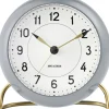 Arne Jacobsen Clocks Station bordur, grå/hvid