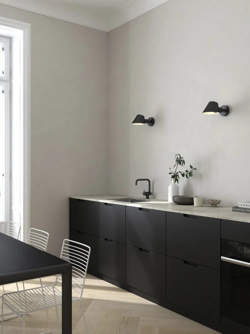 DFTP Stay | Væglampe | Sort