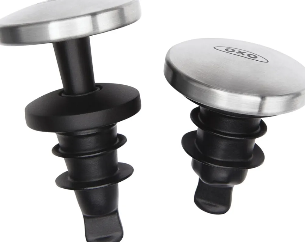 OXO SteeL Selvlukkende Vinprop, x2