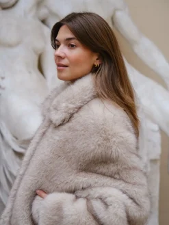 Steff Faux Fur Jacket><noscript><img width=