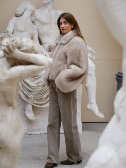 Steff Faux Fur Jacket><noscript><img width=