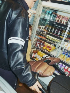 Kong Walther Østerbro Handsker Puffer chocolate brown Outlet