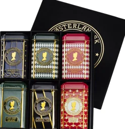 Østerlandsk Tehus Østerlandsk Gaveæske, 6 stk Tebrevsdåser - Black Discount