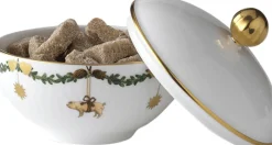 Stjerne Riflet Jul 15 cl. skål med låg>Royal Copenhagen Online