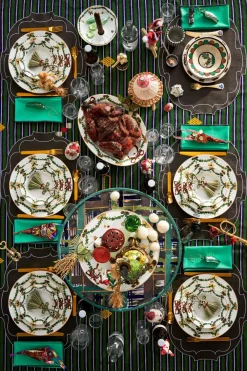 Royal Copenhagen Stjerne Riflet Jul 17 cm. dyb desserttallerken Clearance