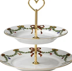 Stjerne Riflet Jul 23 cm. etagere>Royal Copenhagen Best