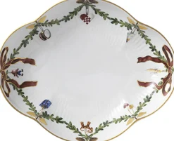 Royal Copenhagen Stjerne Riflet Jul 22 cm. fad