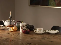 Royal Copenhagen Stjerne Riflet Jul 19 cm. tallerken