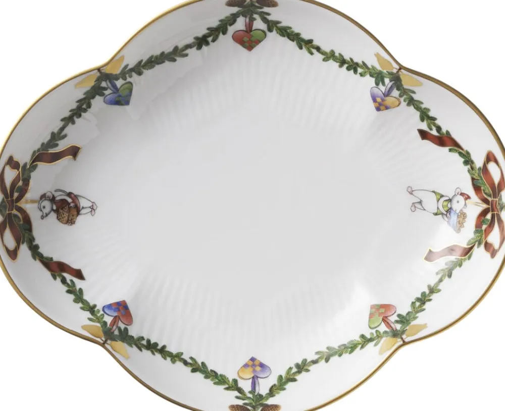 Stjerne Riflet jul fad 17,5cm>Royal Copenhagen Best