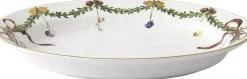 Royal Copenhagen Stjerne Riflet Jul Fad ovalt 34 cm