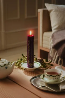 Royal Copenhagen Stjerne Riflet Jul Lysestage 15,5 cm New