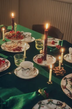 Royal Copenhagen StjerneRiflet serviet grøn2stk