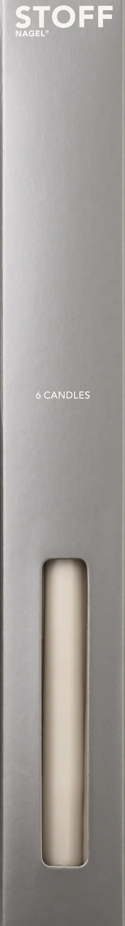 STOFF candles by Ester&Erik - 6 stk i gaveæske, sand>STOFF Nagel Clearance
