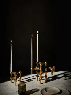 STOFF Nagel ® 3-pak lysestage messing Clearance