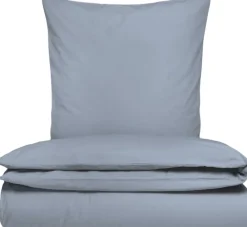 Sekan Stonewashed percale sengesæt Dueblå Best