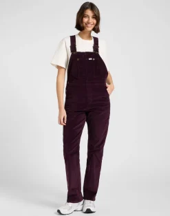 Lee STRAIGHT_BIB DEEP_WINE Red maple Clearance