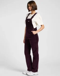 Lee STRAIGHT_BIB DEEP_WINE Red maple Clearance