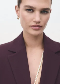 Straight-fit suit jacket><noscript><img width=