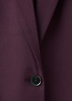 Straight-fit suit jacket><noscript><img width=