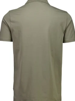 Lindbergh Stretch polo shirt S/S Lt army 125 Online