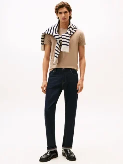 Tommy Hilfiger STRETCH SLIM FIT TEE Coastal taupe Sale