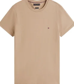 Tommy Hilfiger STRETCH SLIM FIT TEE Coastal taupe Sale