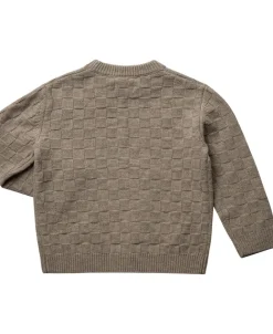 Børn Magasin du Nord Collection Strikka RWS wool & cashmere pullover med struktur