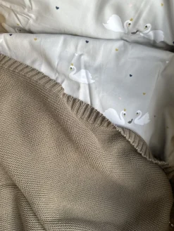 Vanilla Copenhagen Strikket babytæppe Wood Sale