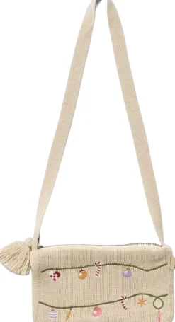 Wheat Strikket Skuldertaske Dagmar Offwhite Online