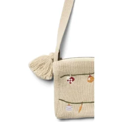 Wheat Strikket Skuldertaske Dagmar Offwhite Online