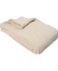 Magasin du Nord Collection Stripe bedspread 180x260cm beige stripe