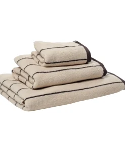 Magasin du Nord Collection Stripe GOTS Black coffee Sale